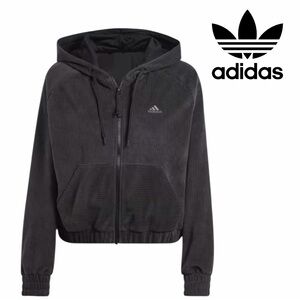 Adidas Women’s Hyperglam Velour Hoodie - Size‎ S